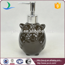 Schwarze Eule Keramik Badezimmer Lotion Flasche